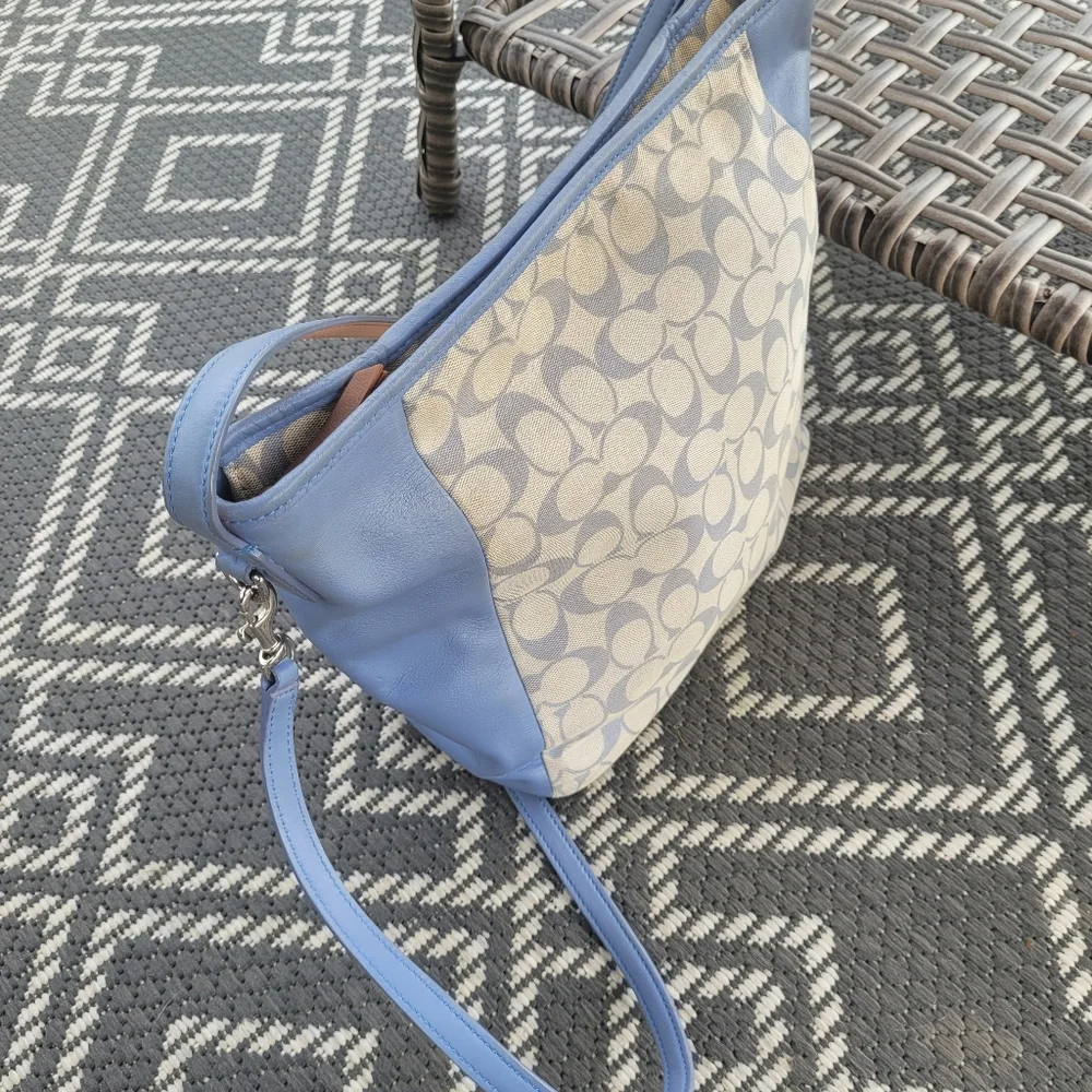 Vintage Coach Signature weekend Tote Bag - Picture 7 of 8